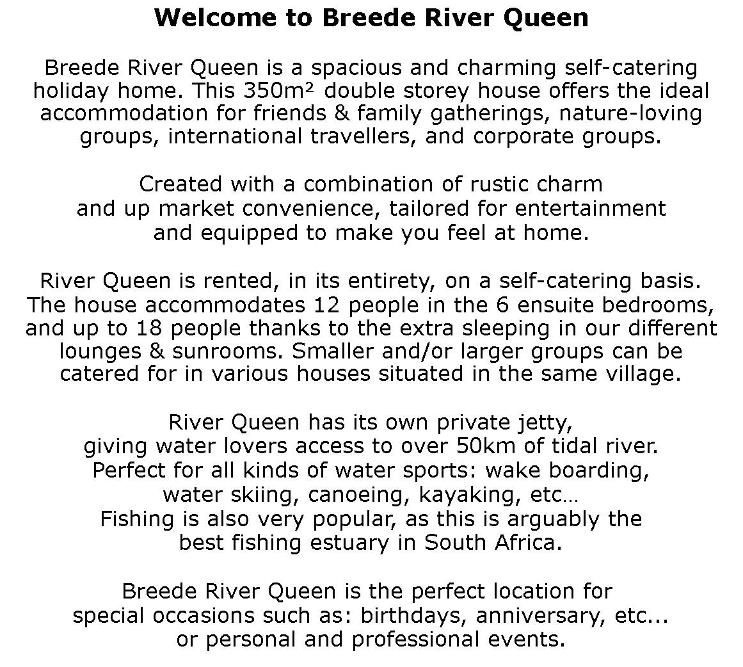 Breede River Queen
